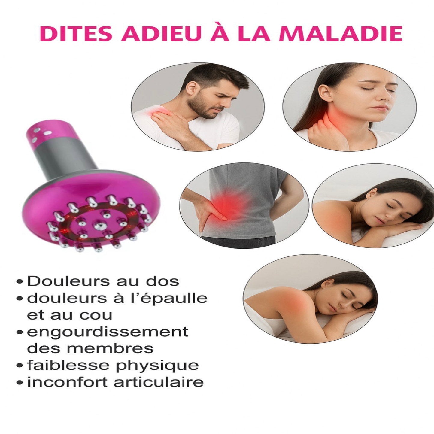 Appareil Sculptant Micro-courant Deluxe - pour soulager tout vos maux