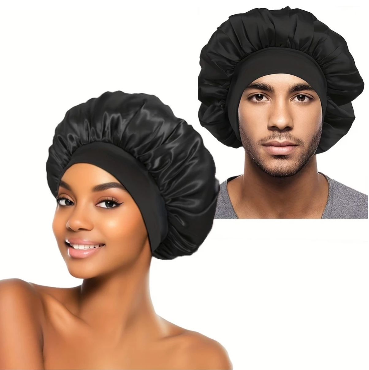 Bonnet doublé de satin de soie doux